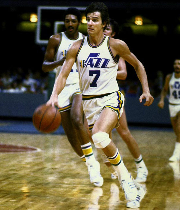 pete maravich at jazz match